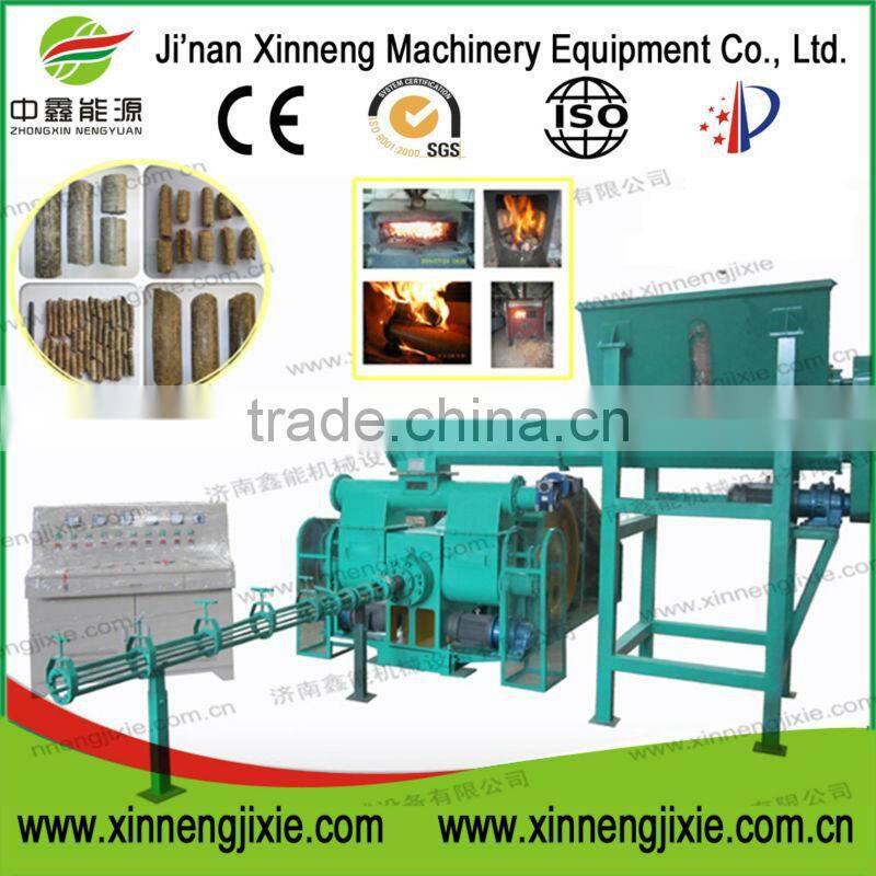 1000kg/h capacity 8mm 10mm 70mm 80mm biomass fuel briquette equipment