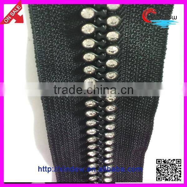 Fashion NO.10 diamond zipper