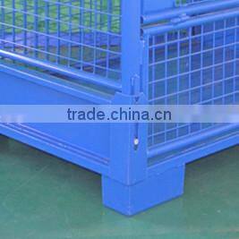 Blue iron folding turnover box