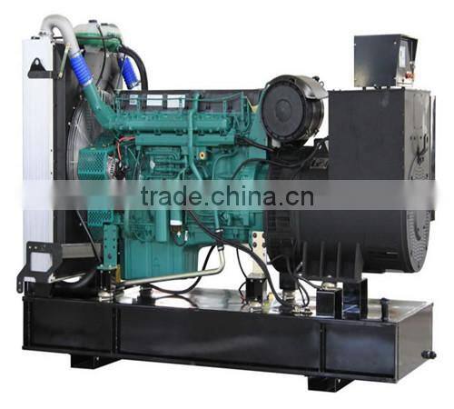 80kw to 450kw diesel Engine Open Frame Volvo champion portable generator