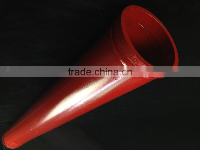 China supplier DN100 ST52 concrete pump for Zoomlion galvanized concrete pump pipe