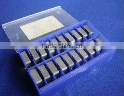 Cemented carbide indexable triangle milling inserts