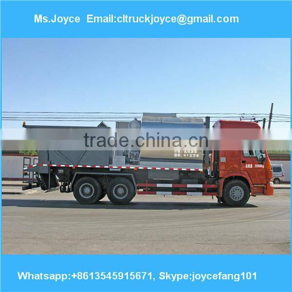 Asphalt Synchronous Chip Sealer,Distribute Bitumen And Aggregate,Chipping Machine