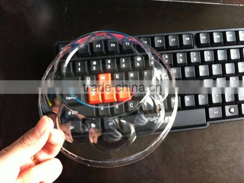 Clear and safe disposable plastic bowl cover / Sundae cup cover