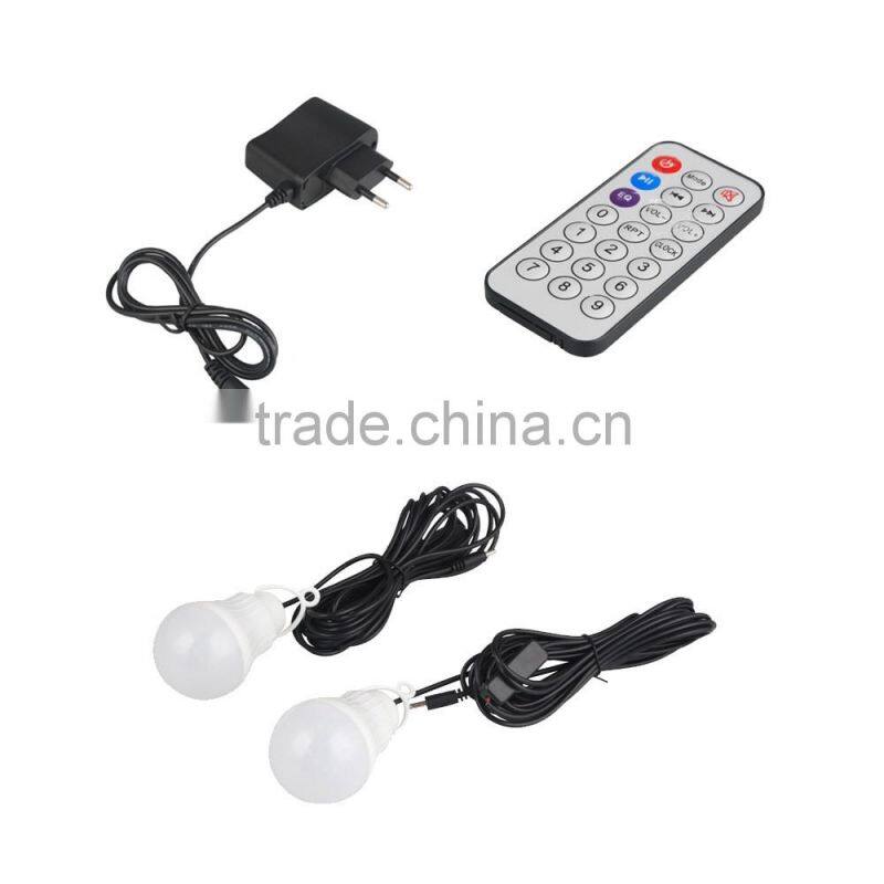 Solar Charge Portable FM Radio With Music Player And Light