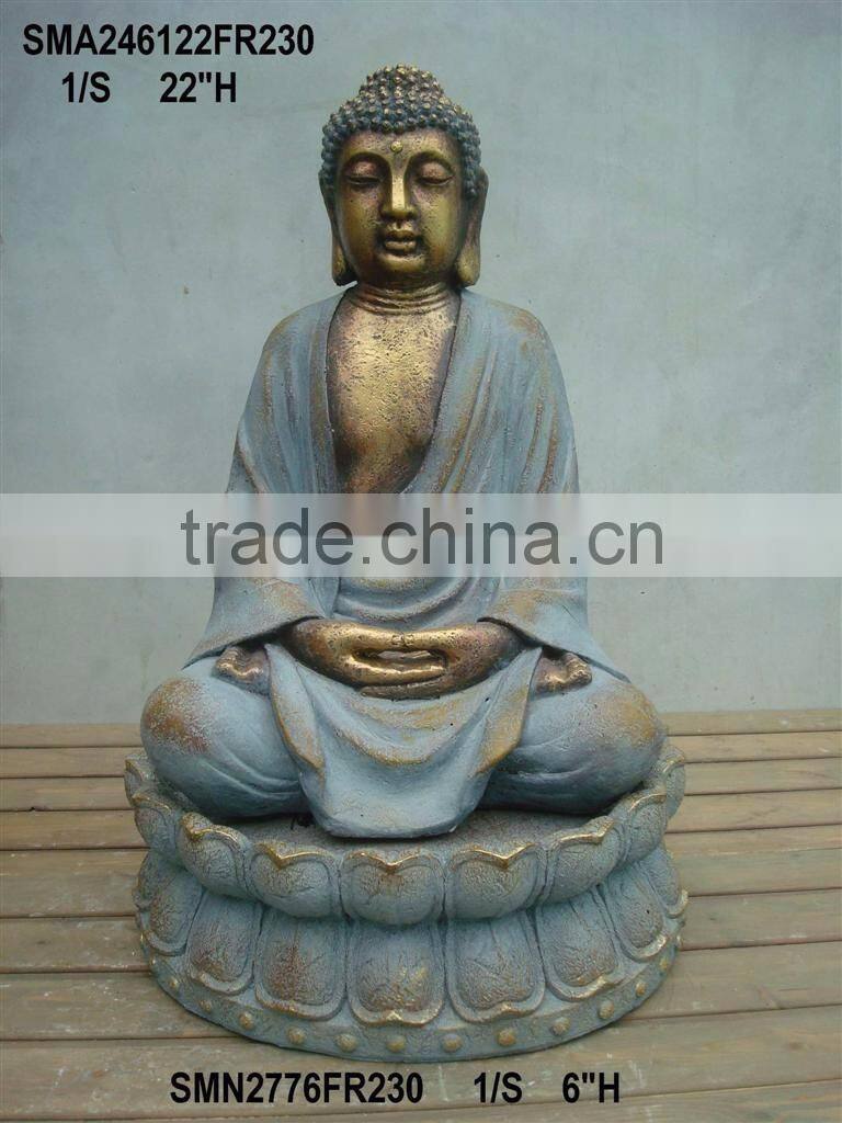 Resin garden decorative buddha statue