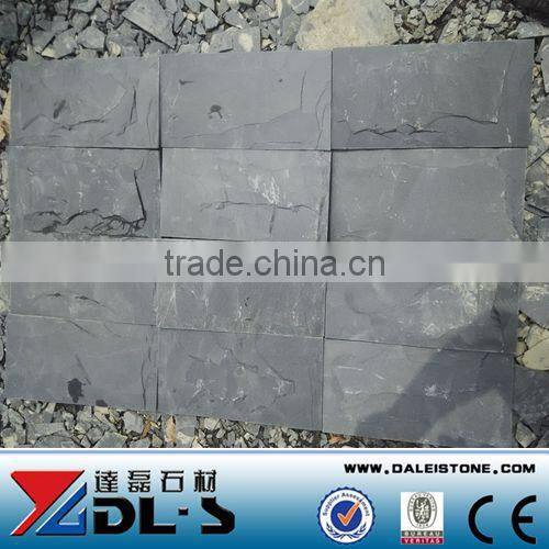 Black Slate Mushroom Stone natural surface Wall Cladding floor covering,Natural decorative stone low price