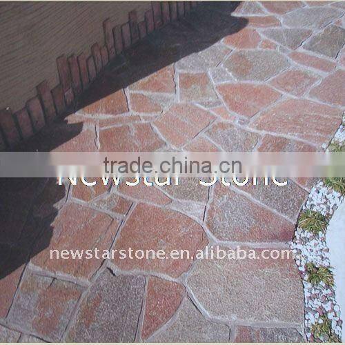 Black roundness garden stone