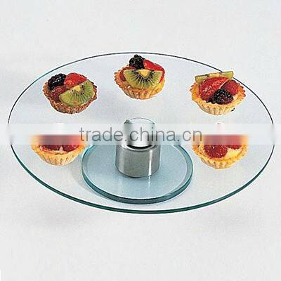 festival glass turning cake plate wholesale