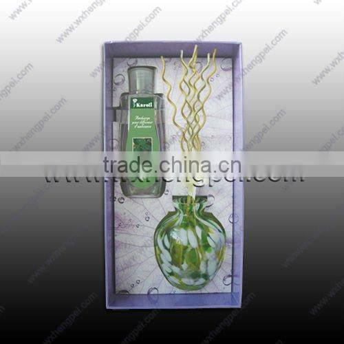 Air Fresheners, Ceramic Bottle, Shola Flower, Aroma Oil in GLASS Bottle, Rattan Sticks with Flowers