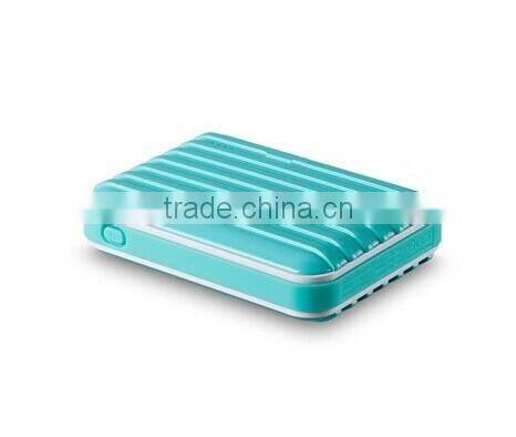 10400mah suitcase design led display dual usb output power bank portable power bank universal phones