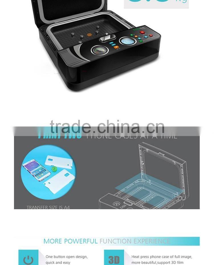 New arrive 3D vacuum sublimation heat transfer printing machine Multifunction 3D digital heat transfer printer for phone case