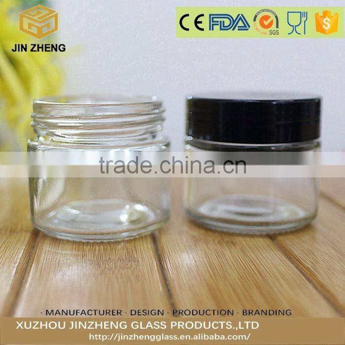 food grade glass material honey cookie candy food storage jam jar