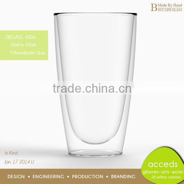 Stylish Pyrex Glass Latte Cup