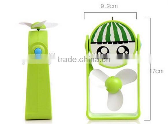 Supply fashion Creative Lovely USB charging mini fan