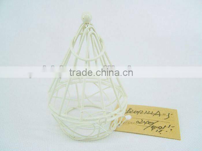 Wire Chocolate gif packaging box with round bottom for Christmas decor