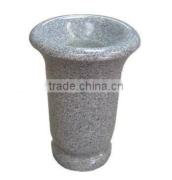 Decorative Stone Memorial Carved Tombstone Vase