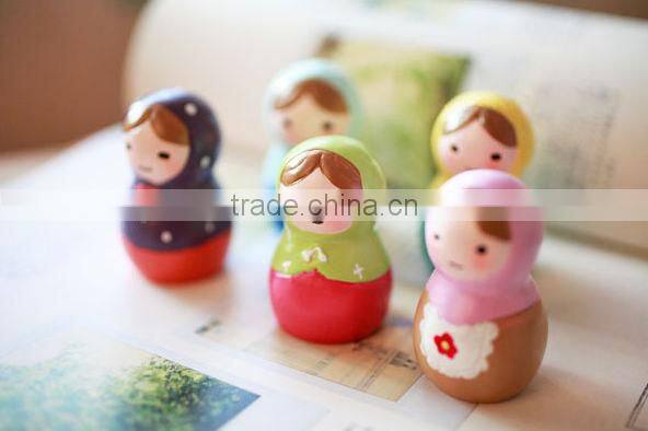 2D or 3D Fashion Resin Russia doll