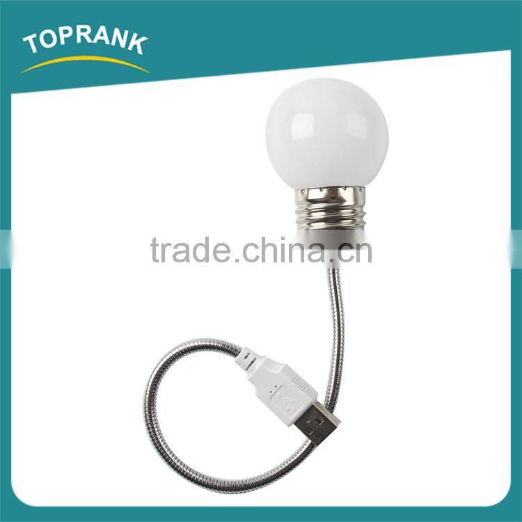 New design 31cm flexible laptop globular bulb mini led usb lamps