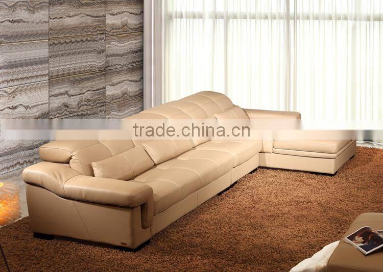 2017 modern chesterfield corner leather sofa for living room furniture