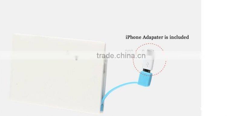 New arrival portable mobile power bank 5200mah for iPhone