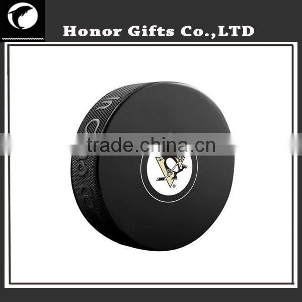 Rubber Custom Logo Printing Ice Hockey Puck