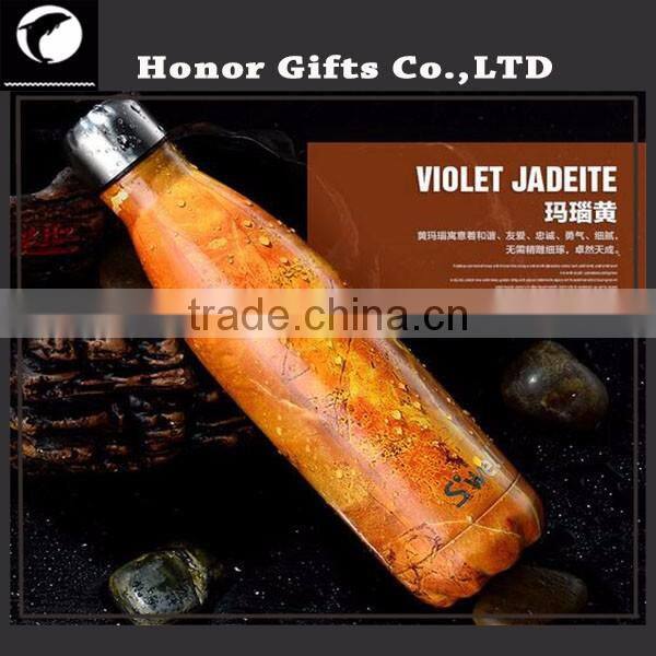 Promotional Custom Logo Printed Sports Stainless Steel Water Bottle