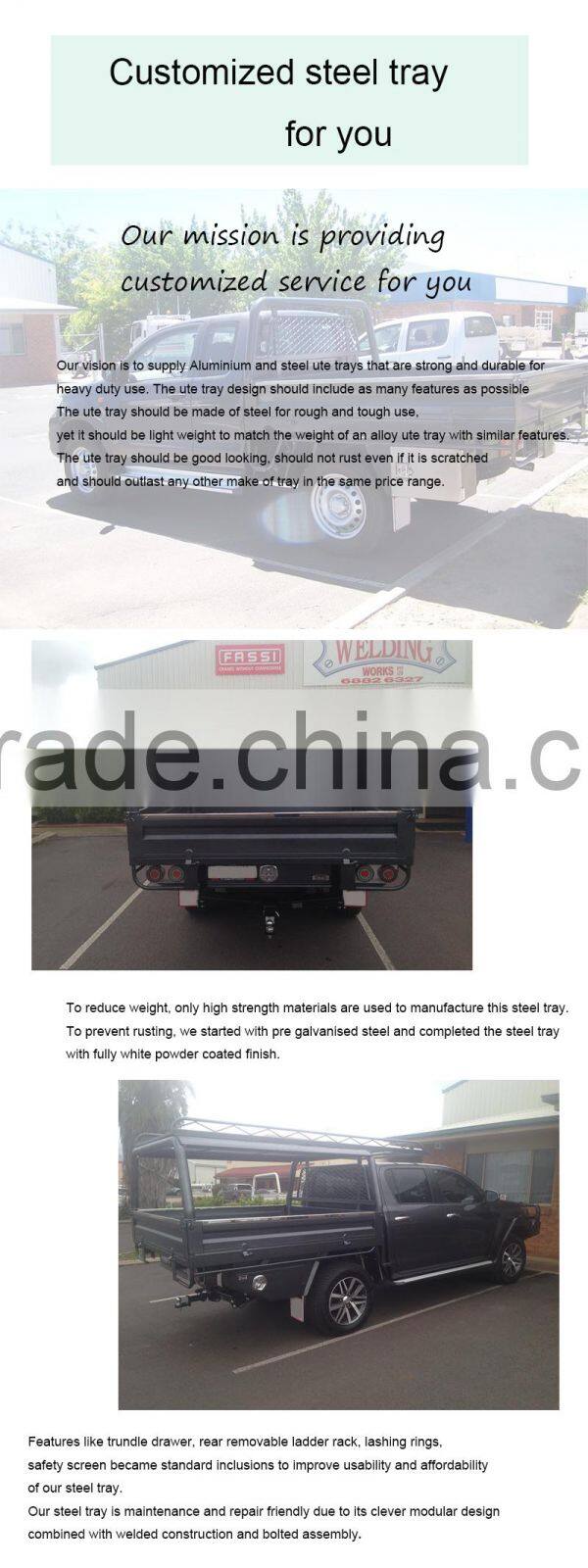 Customized steel ute tray for sale