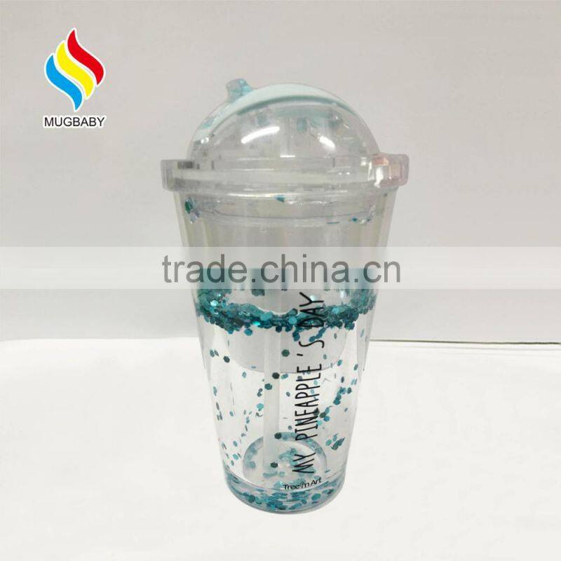 Hot sell Custom Printed Ice Mug Beer Double Wall