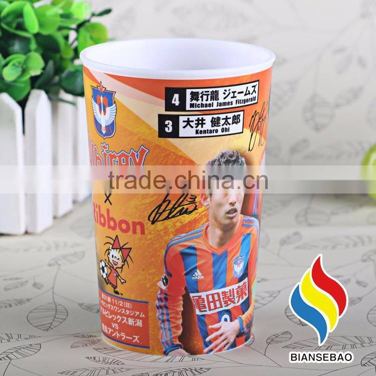 with printing Hot selling 16oz single wall plastic cups