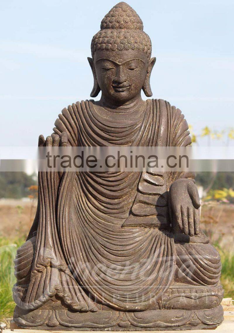 Indian style outdoor fengshui products marble siting indonesian statues hot sale