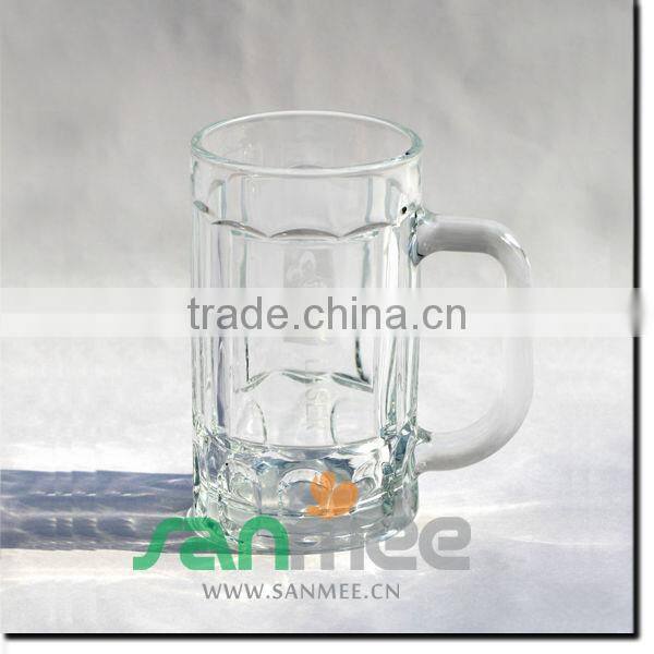 Quality Straight Beautiful Printing Glass Beer Mugs