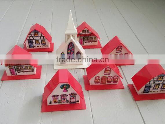 Christmas Village Light covers display