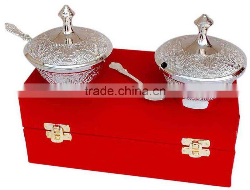 Precious Gift Set Of Silver Plated Bowls