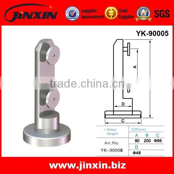 Inox Staircase Glass Railing Fittings