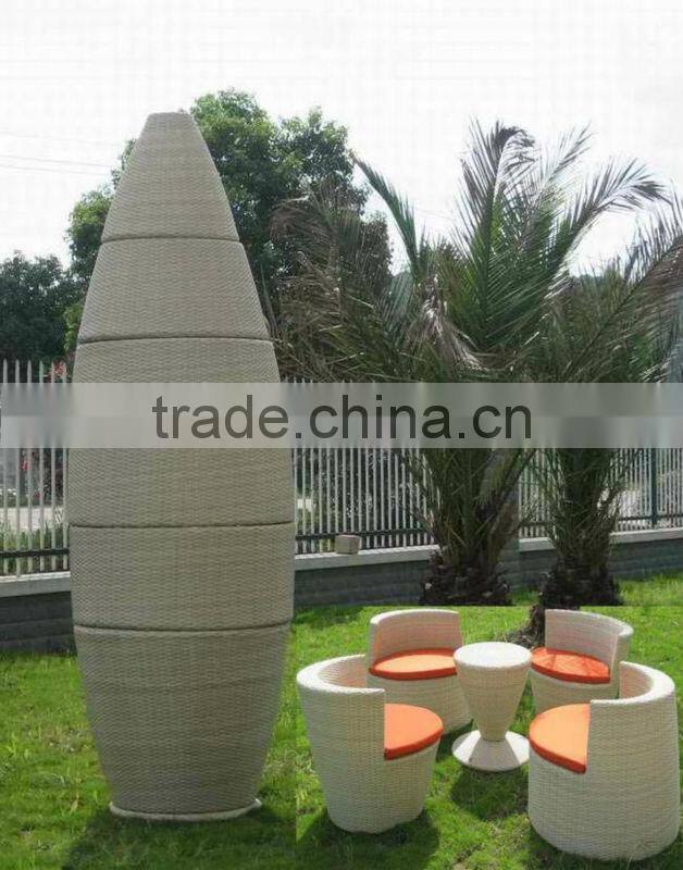 Outdoor Wicker Furniture Rattan Sofa AK1031 Bullet