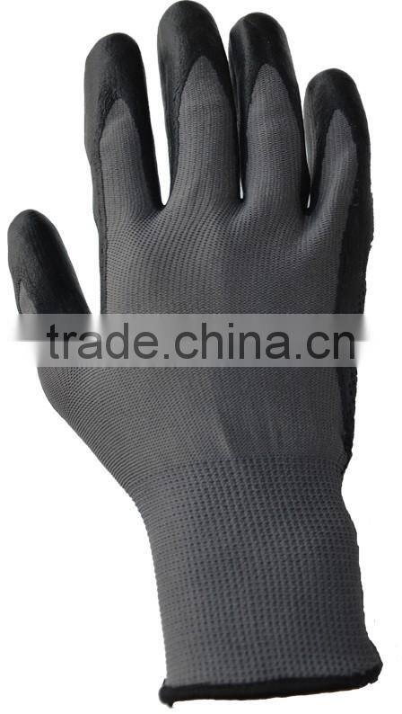Sunnyhope nitrile foam coated gloves malaysia,Dimpled grain gloves