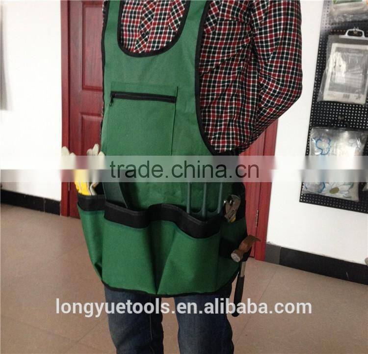 2016 new design oxford unique garden apron with pockets