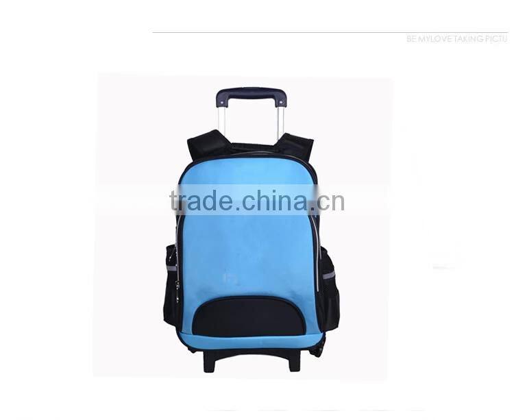 2015 Hot sale school trolley bag with wheels for teens