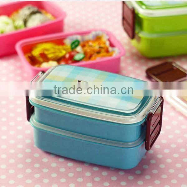 Microwave Oven Clear Plastic Lunch Box, High Quality Lunch Box,Custom Plastic Compartment Lunch Box
