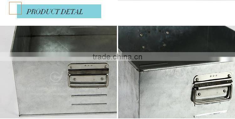 homeware galvanized vintage high quality metal coal bucket