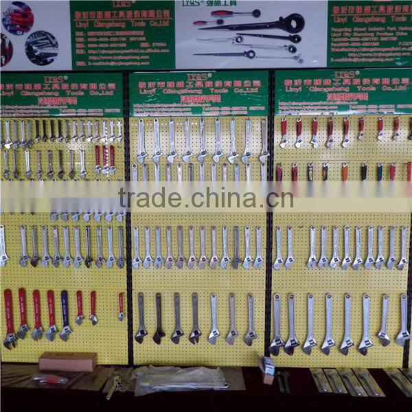 Carbon steel material hand tools adjustable wrench for industrial