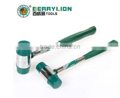 Berrylion High Quality Rubber Hammer 25-40Z Rubber Hammer with Steel Handle