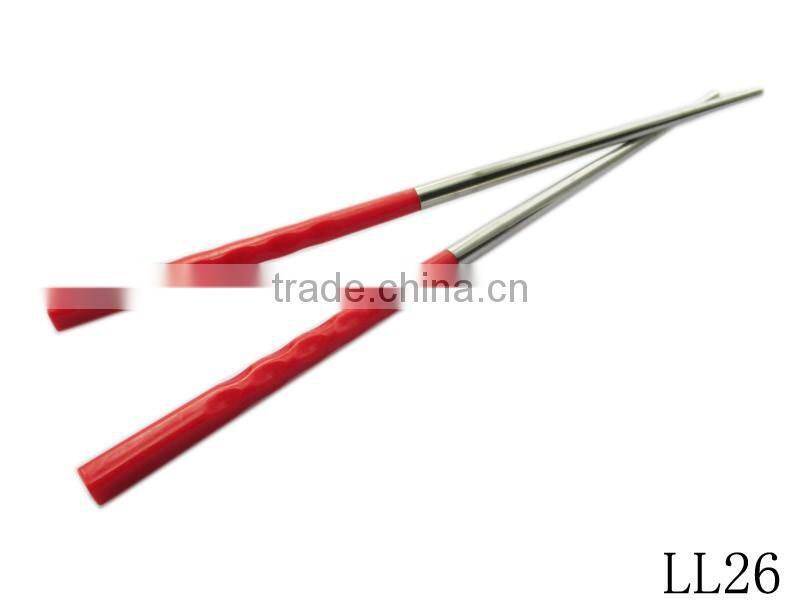 Stainless steel chopsticks with the custom logo