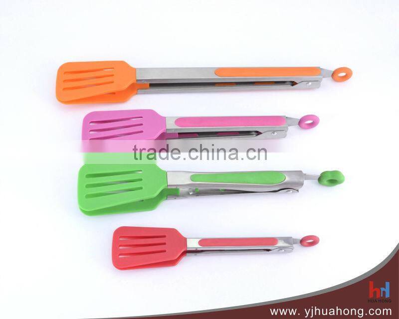 High Quality Nylon Locking Kitchen tongs/Food Tongs