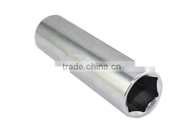 Professional 12.5mm Metric Hexagonal Deep Sockets with Mirror Surface