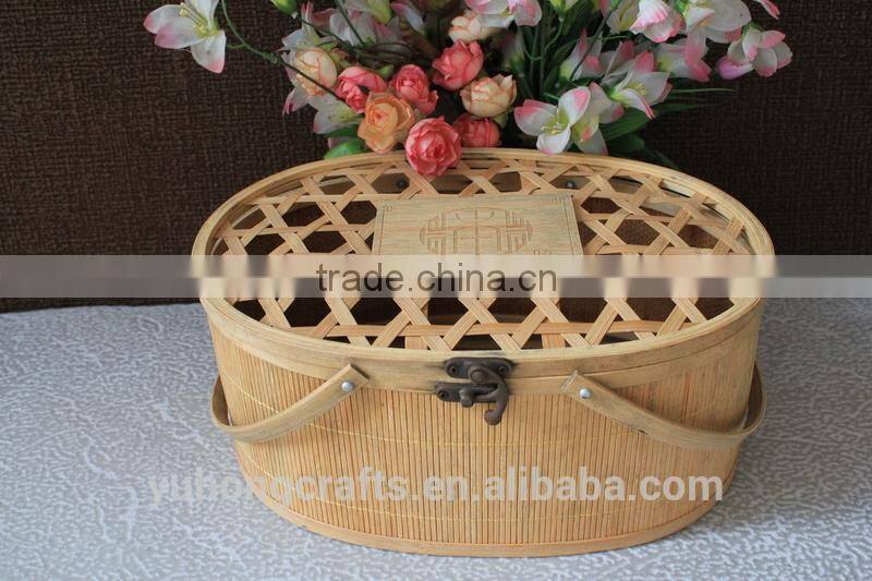 High quality and natural bamboo basket