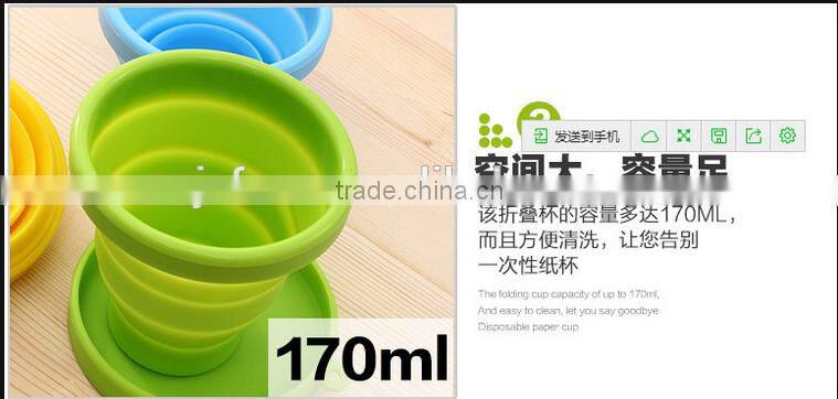 Portable telescopic cup, outdoor sports cup, household cup simplicity