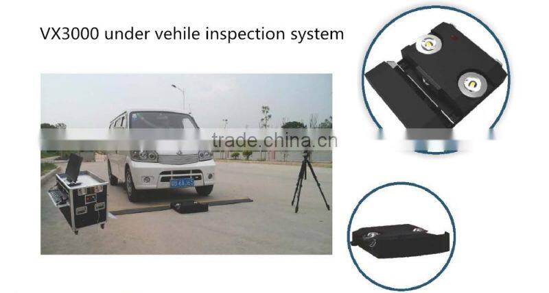 Portable under vehicle moveable inspection system