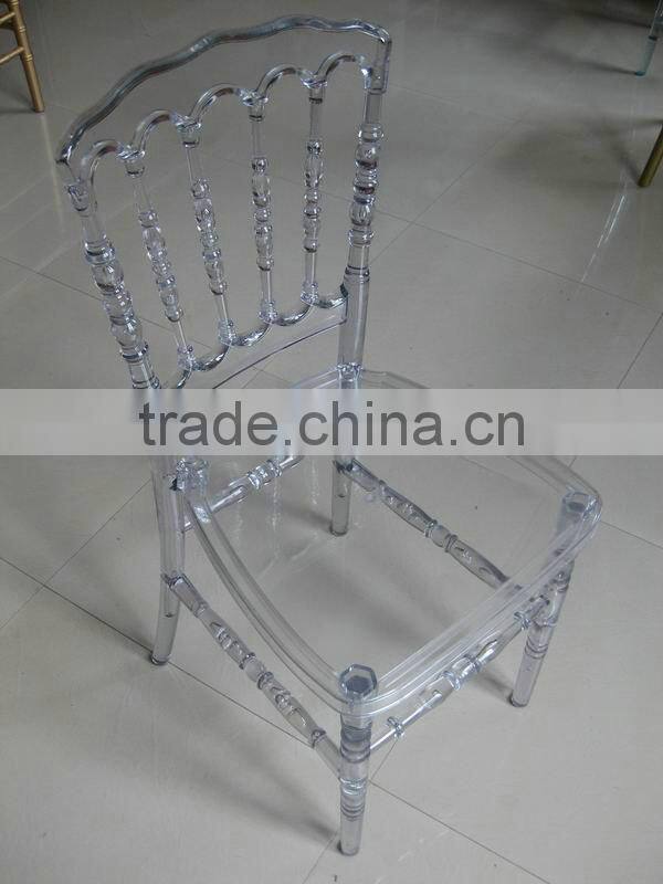 colorful banquet resin napoleon chair PP chair